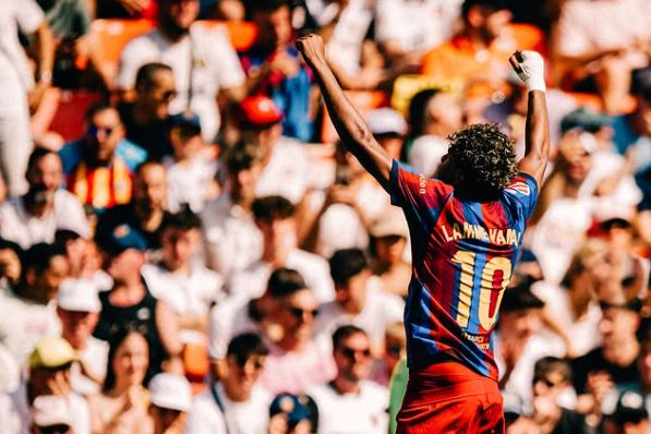 Lamine Yamal Pecahkan Rekor Mbappe, Sempurnakan Pesta Gol Barcelona di Camp Nou