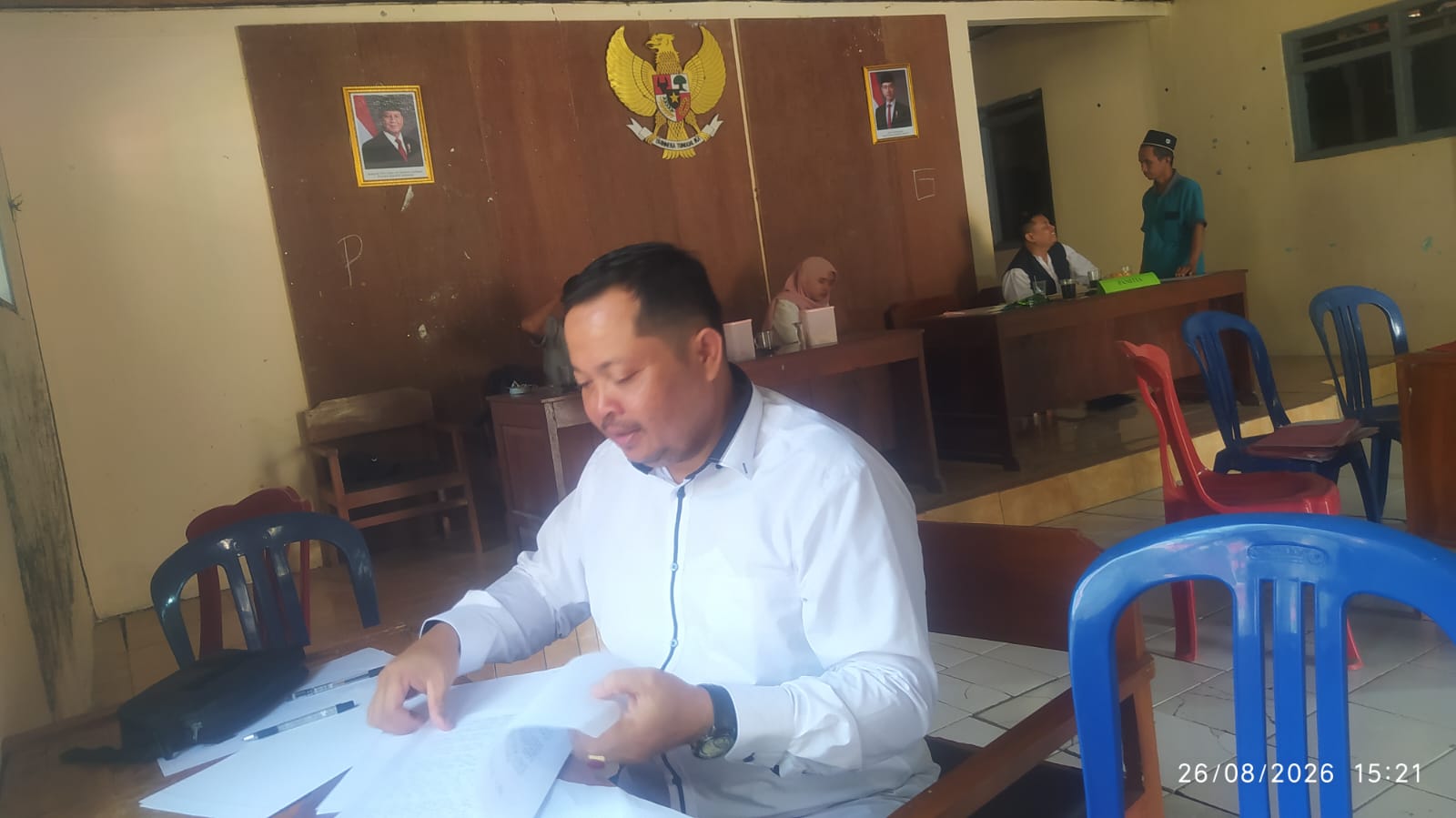 Jaenudin Nyatakan Keseriusan Maju Pilkades Simpur, Ajak Warga Jaga Kondusivitas
